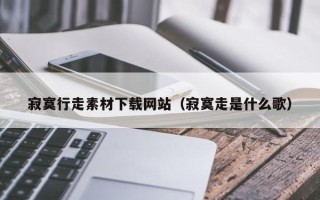 怀化寂寞行走素材下载网站（寂寞走是什么歌）
